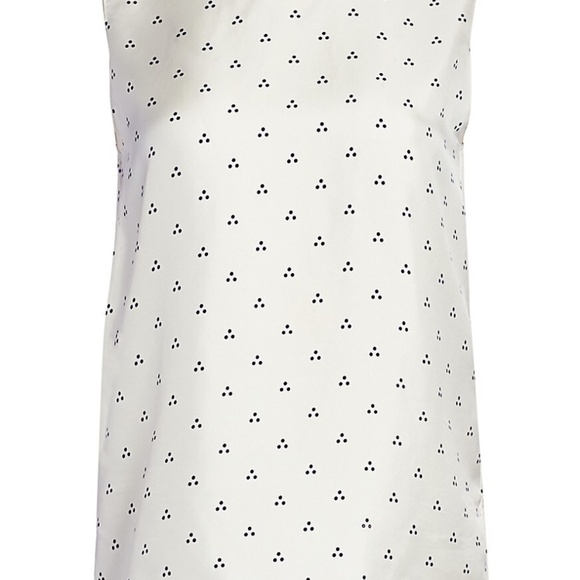 Theory Women's Blouse Dotted Silk Shell Top - L - Picture 1 of 5